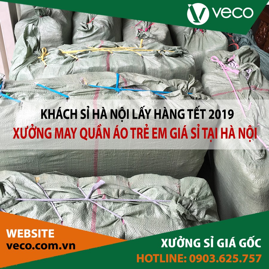 VECO-Xưởng may quần áo trẻ em giá sỉ tại Hà Nội